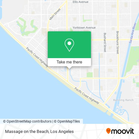 Massage on the Beach map