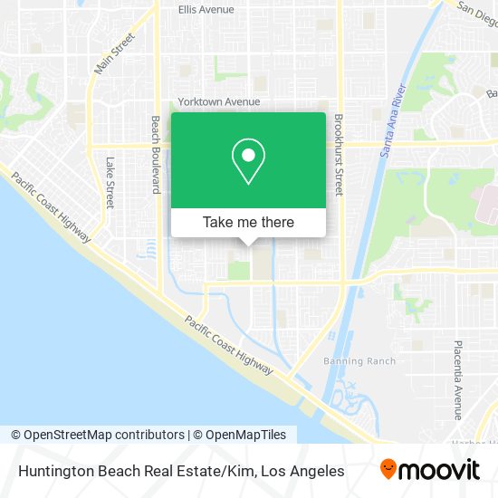 Mapa de Huntington Beach Real Estate / Kim