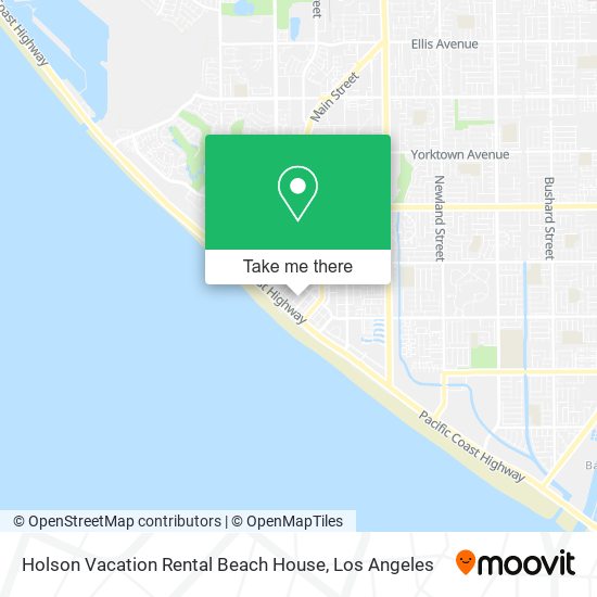 Holson Vacation Rental Beach House map