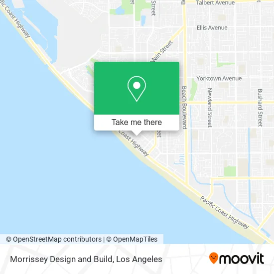 Morrissey Design and Build map