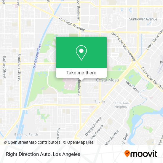 Right Direction Auto map