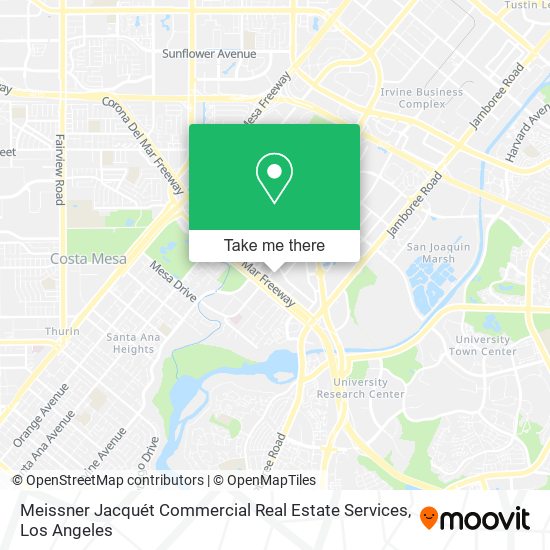 Meissner Jacquét Commercial Real Estate Services map