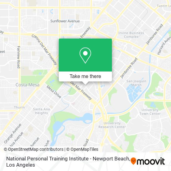 National Personal Training Institute - Newport Beach map