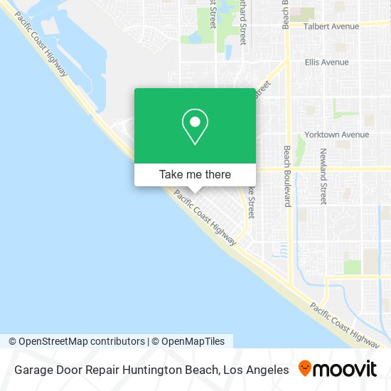 Mapa de Garage Door Repair Huntington Beach