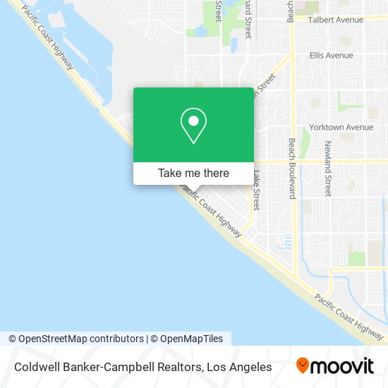 Coldwell Banker-Campbell Realtors map