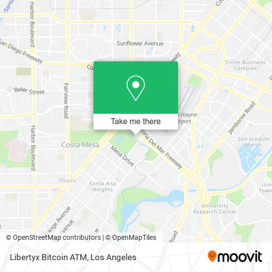 Mapa de Libertyx Bitcoin ATM