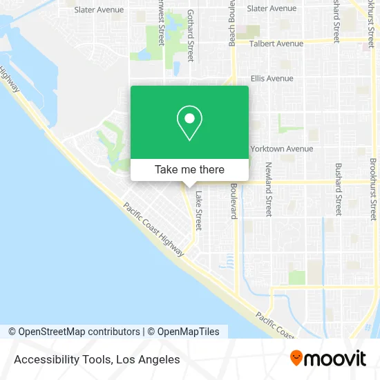 Accessibility Tools map