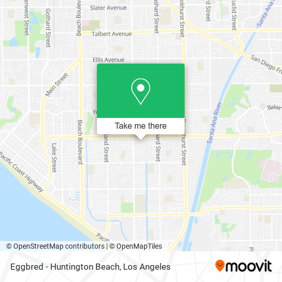 Mapa de Eggbred - Huntington Beach