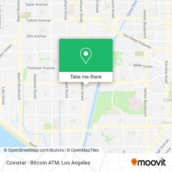 Mapa de Coinstar - Bitcoin ATM