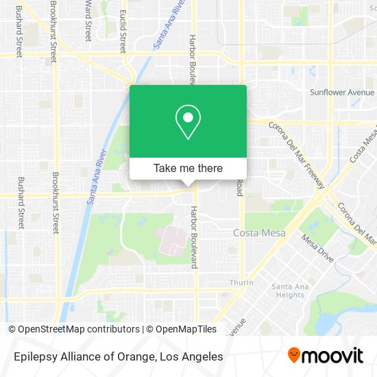 Epilepsy Alliance of Orange map