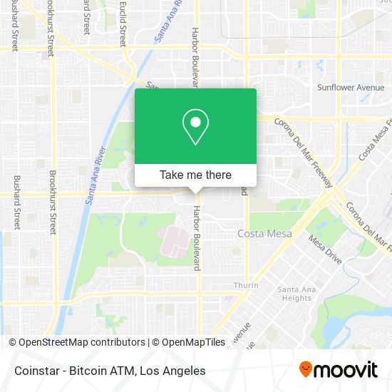 Mapa de Coinstar - Bitcoin ATM