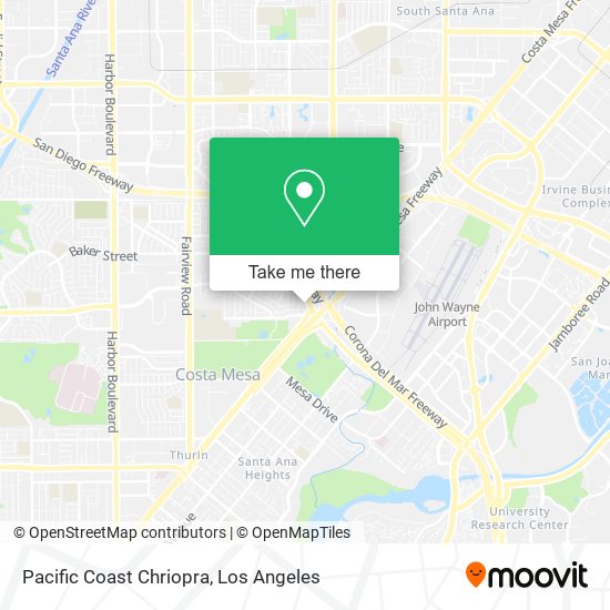 Mapa de Pacific Coast Chriopra