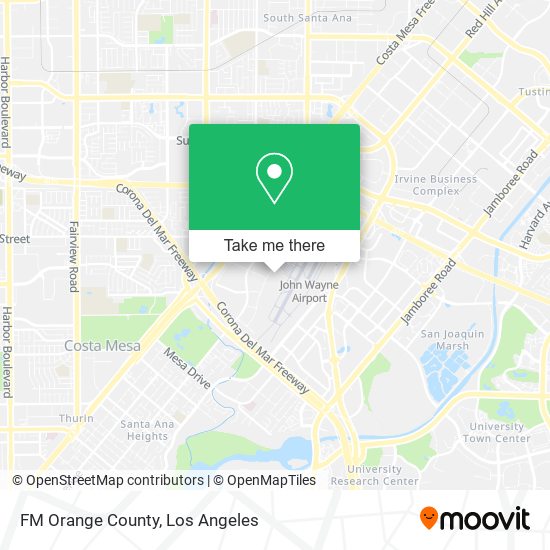 Mapa de FM Orange County
