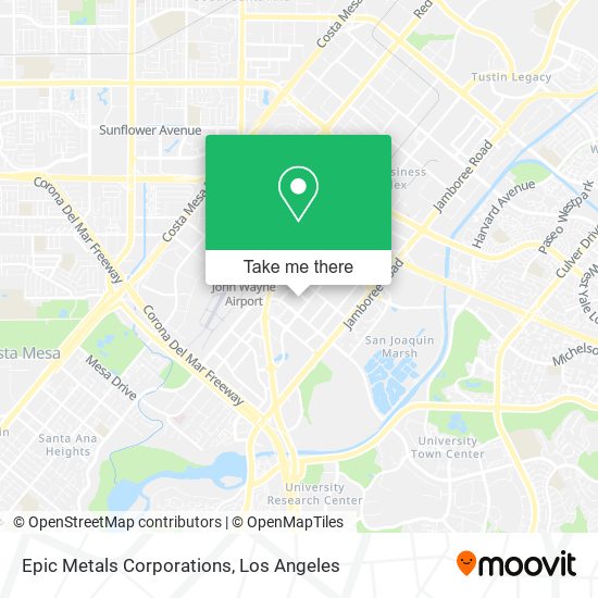 Mapa de Epic Metals Corporations