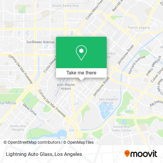 Lightning Auto Glass map