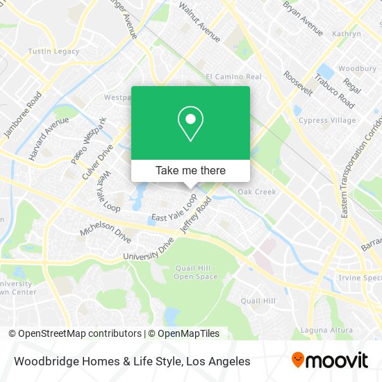 Woodbridge Homes & Life Style map