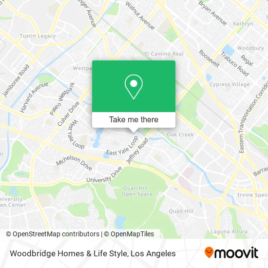 Woodbridge Homes & Life Style map