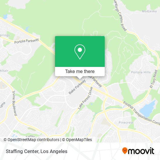Mapa de Staffing Center