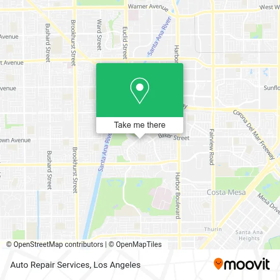 Auto Repair Services map