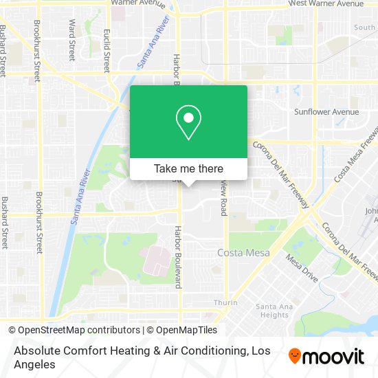 Mapa de Absolute Comfort Heating & Air Conditioning