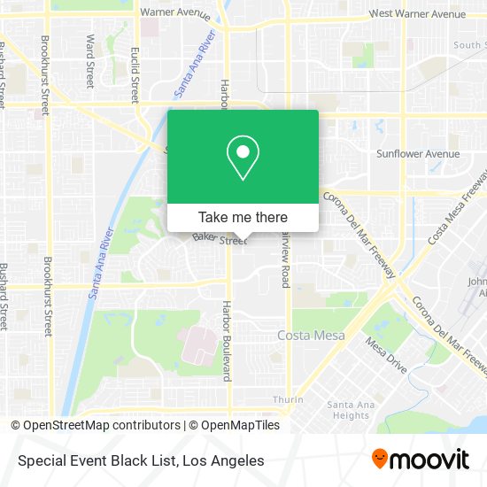 Special Event Black List map