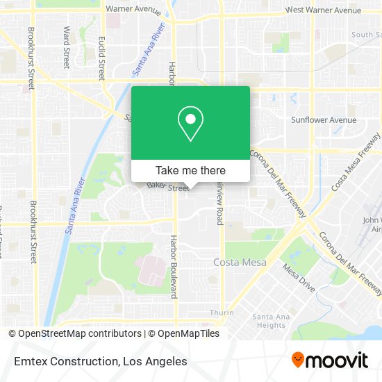 Emtex Construction map
