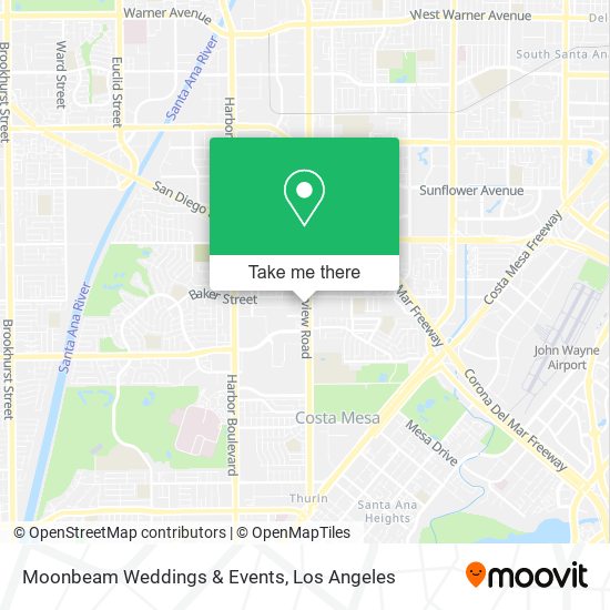 Mapa de Moonbeam Weddings & Events