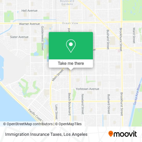 Mapa de Immigration Insurance Taxes