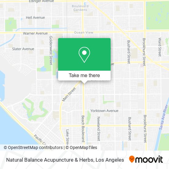 Natural Balance Acupuncture & Herbs map