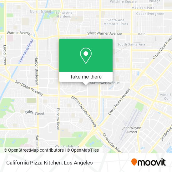 California Pizza Kitchen map