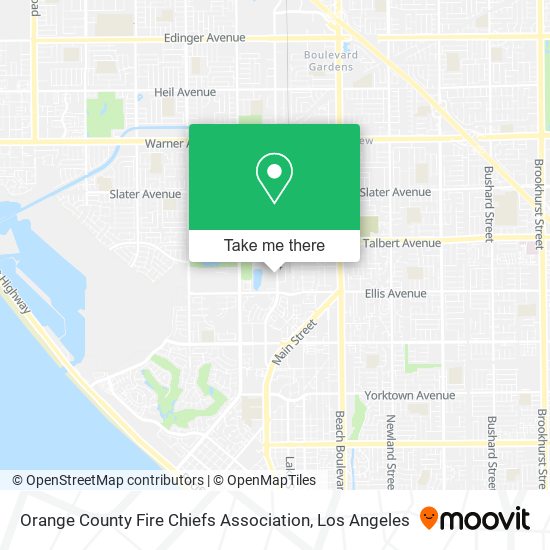 Mapa de Orange County Fire Chiefs Association