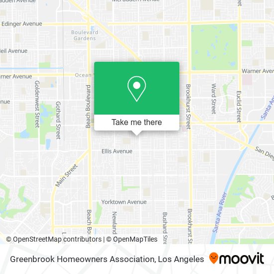 Greenbrook Homeowners Association map