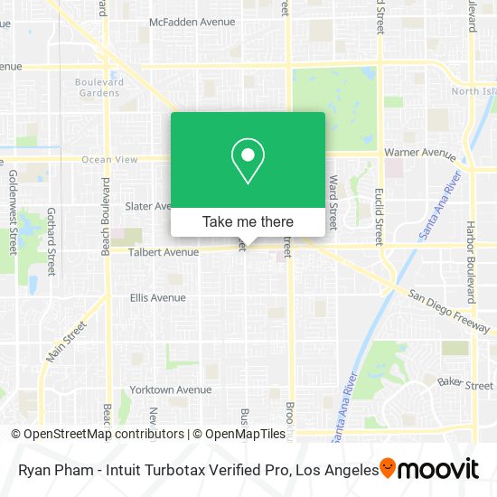 Ryan Pham - Intuit Turbotax Verified Pro map