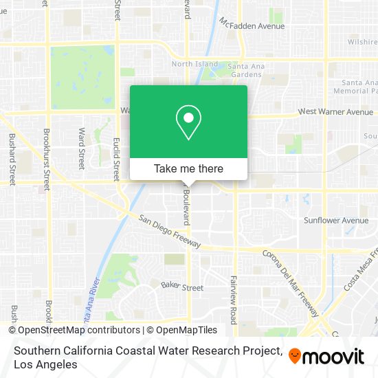 Southern California Coastal Water Research Project map