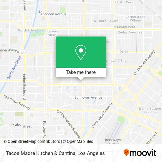 Mapa de Tacos Madre Kitchen & Cantina