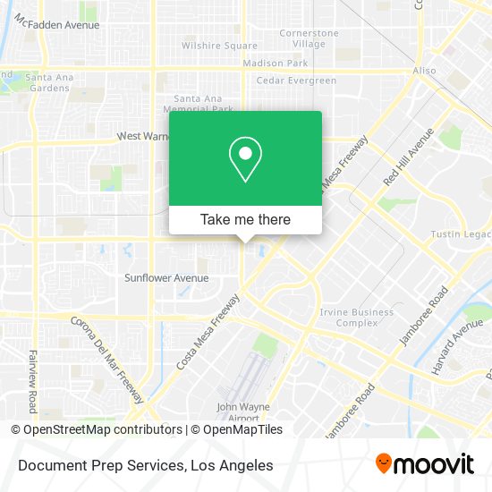 Document Prep Services map