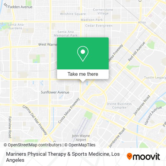 Mariners Physical Therapy & Sports Medicine map