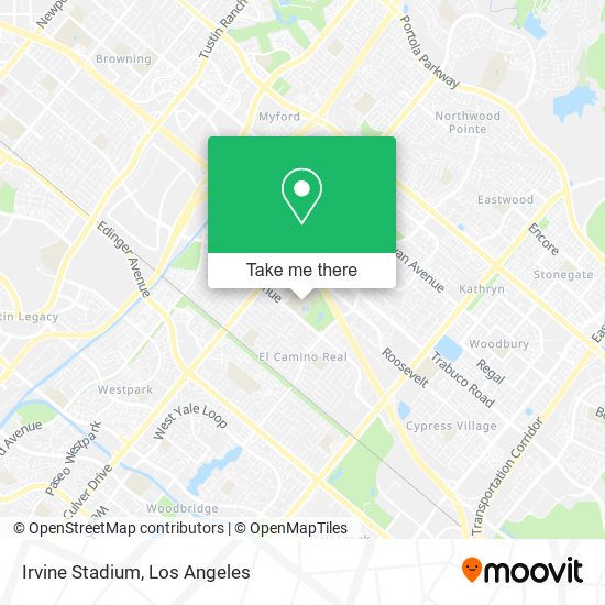 Irvine Stadium map