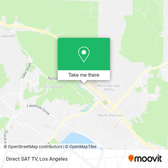 Direct SAT TV map