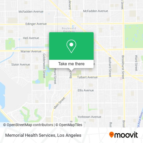 Mapa de Memorial Health Services
