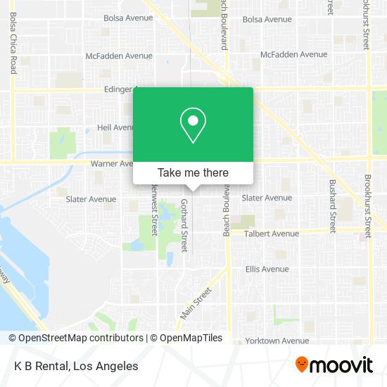Mapa de K B Rental