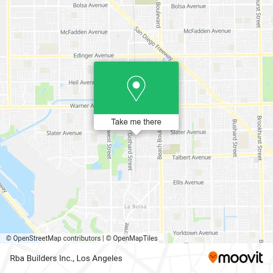 Rba Builders Inc. map
