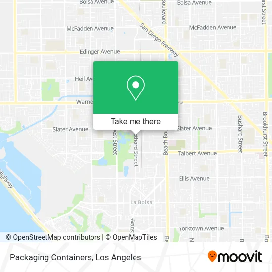 Packaging Containers map