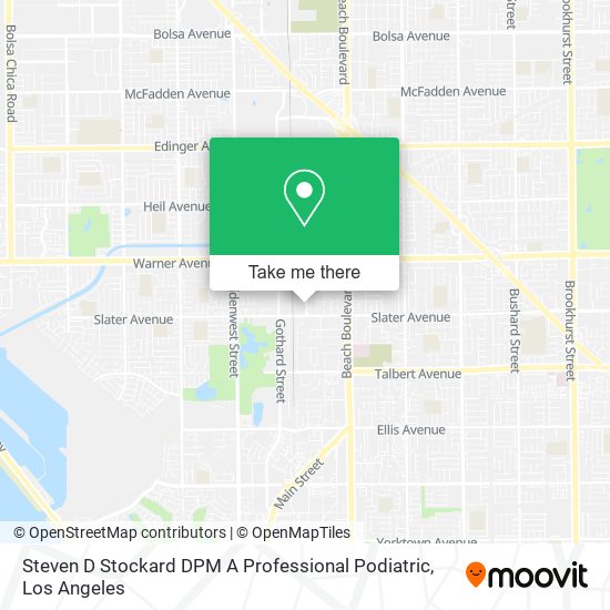 Mapa de Steven D Stockard DPM A Professional Podiatric