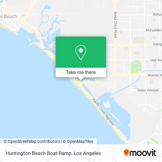 Mapa de Huntington Beach Boat Ramp