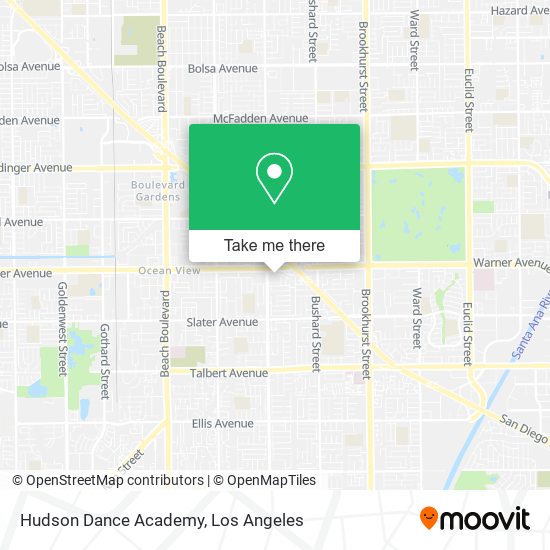 Hudson Dance Academy map