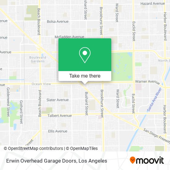 Erwin Overhead Garage Doors map