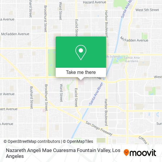 Nazareth Angeli Mae Cuaresma Fountain Valley map