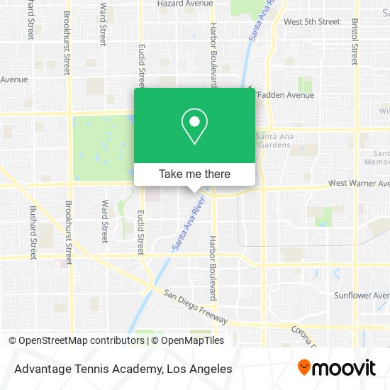 Mapa de Advantage Tennis Academy