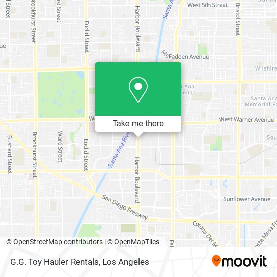 G.G. Toy Hauler Rentals map